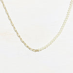 Fashion Gold Tone Pearl Necklace