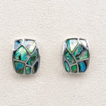 Wild Pearle Abalone Mosaic Stud Earrings