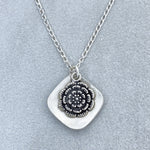 Sterling Silver Flower Necklace