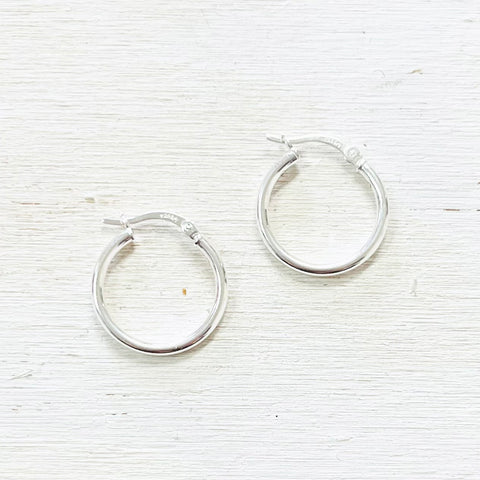 Sterling Silver Hoops