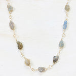 Fashion Gold Tone Stone Necklace