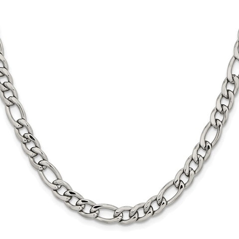 Stainless Steel 22” Figaro Chain
