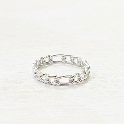 Sterling Silver Chain Link Ring
