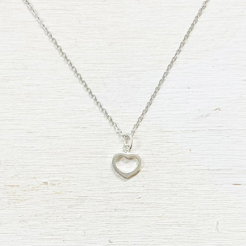 Sterling Silver Children’s Heart Necklace