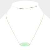 Fashion Green Stone Necklace