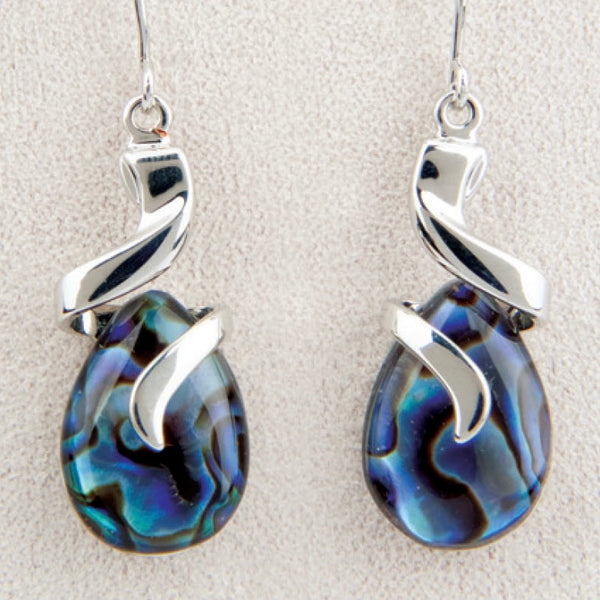 Wild pearle deals abalone earrings