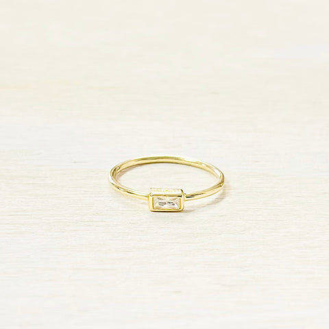 Sterling Silver Gold Plated Ring