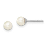 Sterling Silver Freshwater Cultured Pearl Studs