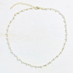 Sterling Silver Gold Plated Pearl Choker
