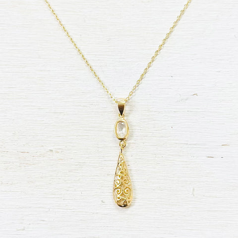 Sterling Silver Gold Plated Necklace