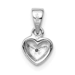 Sterling Silver Children’s CZ Heart Necklace