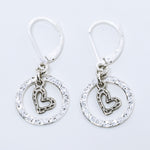 Sterling Silver Heart Earrings