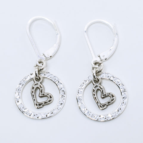 Sterling Silver Heart Earrings