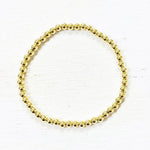 Gold Plated Beaded Stretch Bracelet