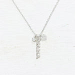 Sterling Silver Mama Charm Necklace