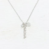 Sterling Silver Mama Charm Necklace