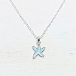Fashion Blue Starfish Necklace