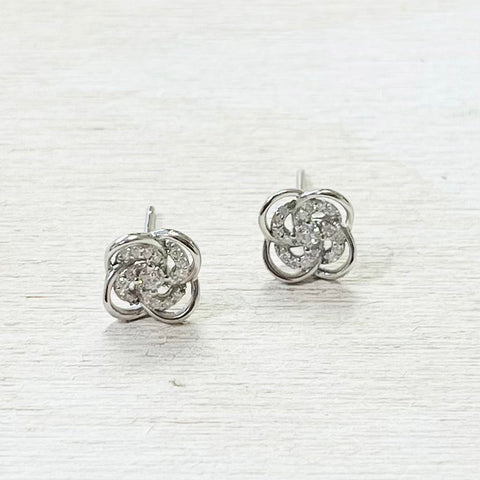 Sterling Silver CZ Studs