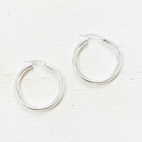 Sterling Silver Hoops