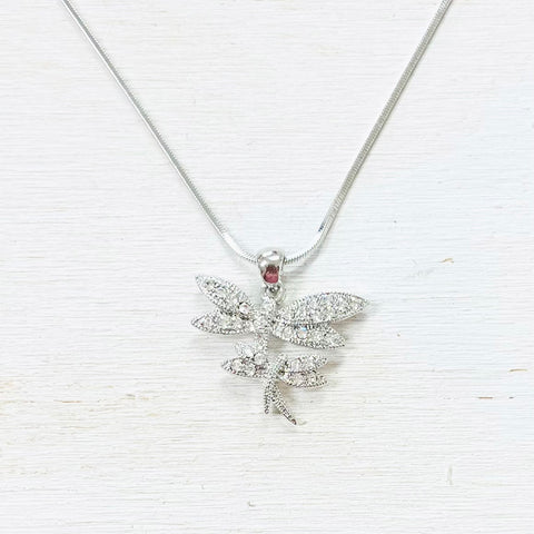 Fashion Double Dragonfly Necklace