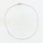 Sterling Silver Figaro Anklet