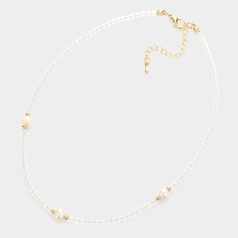 Fashion Beaded Pearl Necklace
