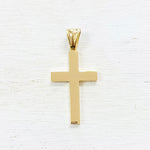 Stainless Steel Gold Plated Cross