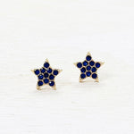 Fashion Blue Star Studs