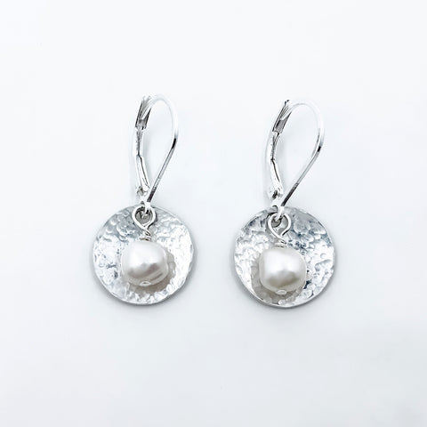 Sterling Silver Freshwater Pearl Earrings
