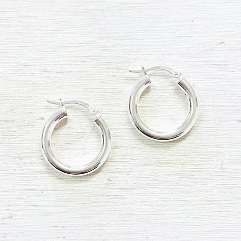 Sterling Silver Hoops