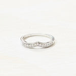 Sterling Silver CZ Point Ring
