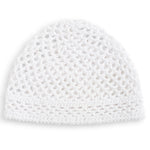 White Crochet Baby Hat