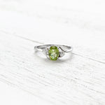 Sterling Silver August CZ Ring