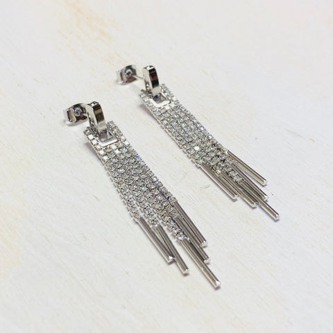 Rhinestone Dangle Earrings