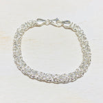 Sterling Silver Byzantine Bracelet