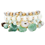 Semi Precious Stone Bead Bracelet