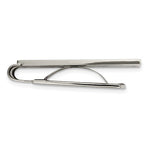 Stainless Steel with Black Carbon Fiber Inlay Money Clip
