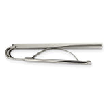 Stainless Steel with Black Carbon Fiber Inlay Money Clip