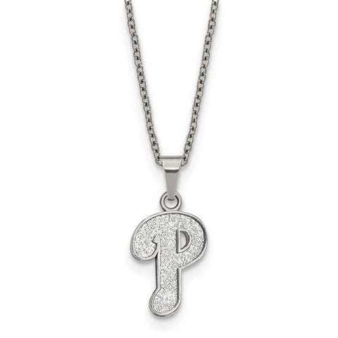 Stainless Steel Philadelphia Phillies Necklace