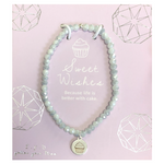 Sweet Wishes Powder Blue Crystal Stretch Bracelet