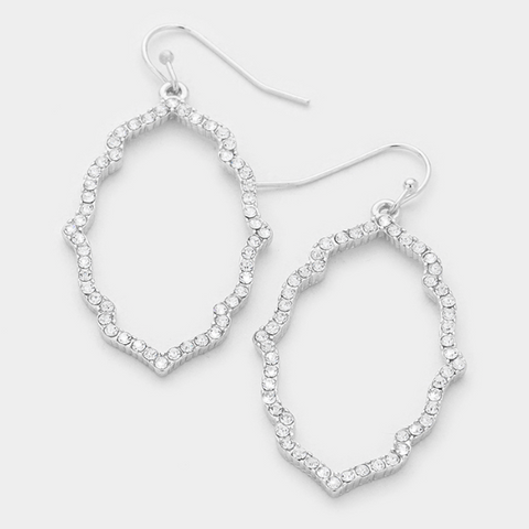 Crystal Moroccan Hoop Earrings – Michelle's Jewelry Studio