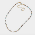Freshwater Pearl Faceted Beaded Choker Necklace