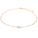 “Calm” Aquamarine Necklace