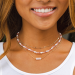 “Love” Rose Quartz Necklace