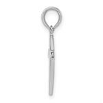 Sterling Silver Polished Cross Necklace