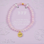 BFF Rose Quartz Stretch Bracelet