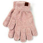 Chenille Gloves - Blush
