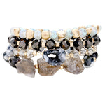 Semi Precious Stone Bead Bracelet