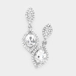 Fashion Rhinestone Dangle Earrings