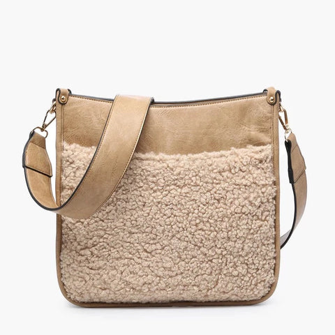 Teddy Taupe Chloe Crossbody